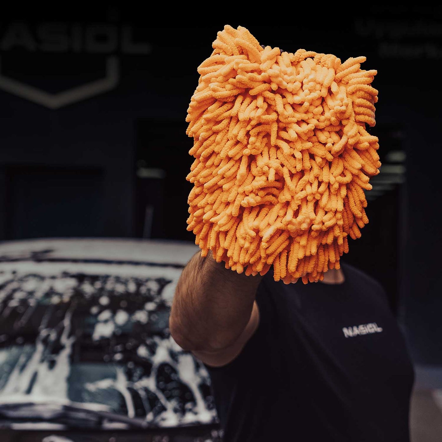 Nasiol Wash Mitt | Premium Scratch-Free Microfiber Wash Media