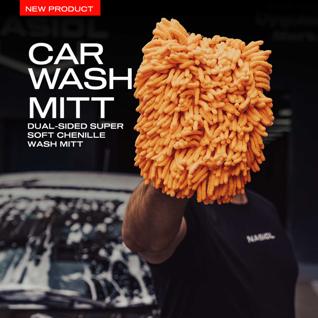 Nasiol Wash Mitt | Premium Scratch-Free Microfiber Wash Media