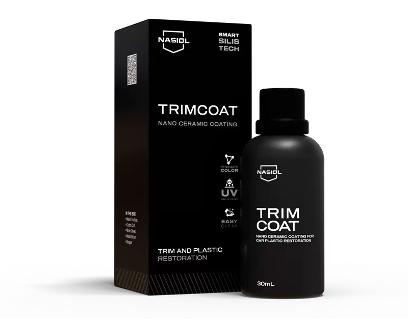 Nasiol TrimCoat | Permanent Nano-Ceramic Plastic Restorer & Trim Coating (30mL)