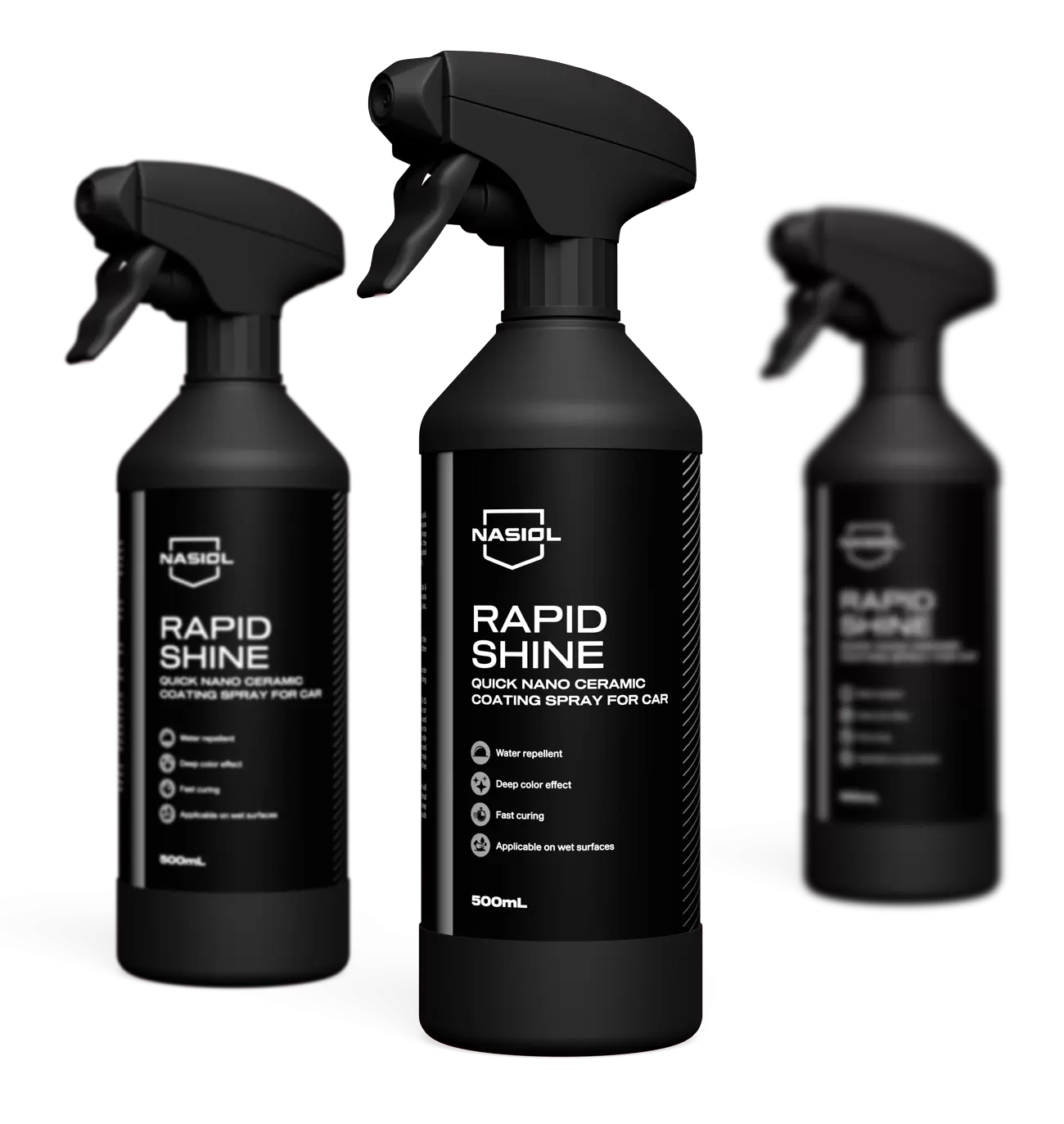 Nasiol Rapid Shine Quick Nano Ceramic Coating Spray - 500mL