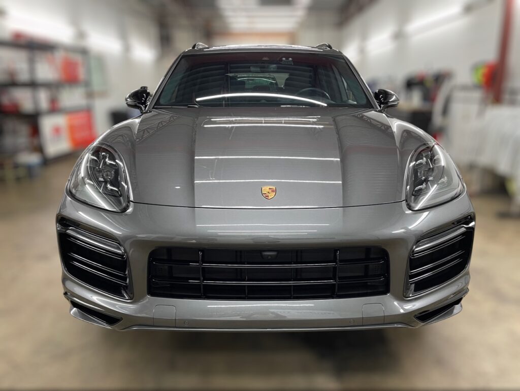 Porsche window tint and paint protection film